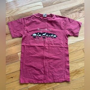 Rush Hour Yellowstone National Park T-Shirt - Red